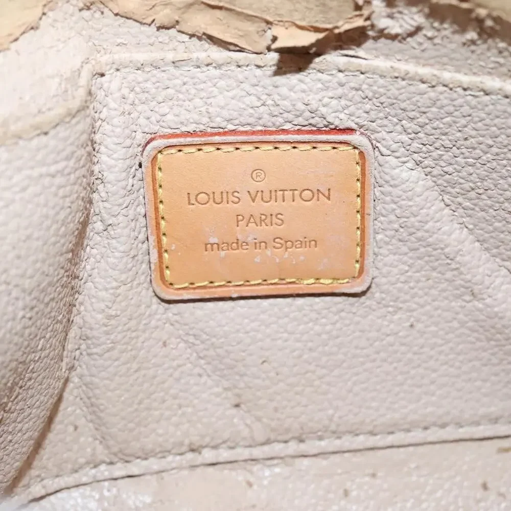 Louis Vuitton Monogram Pochette Cosmetic PM Pouch Brown